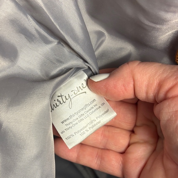 Thirty One Camouflage Tote Bag with Brown Accents - Picture 12 of 14